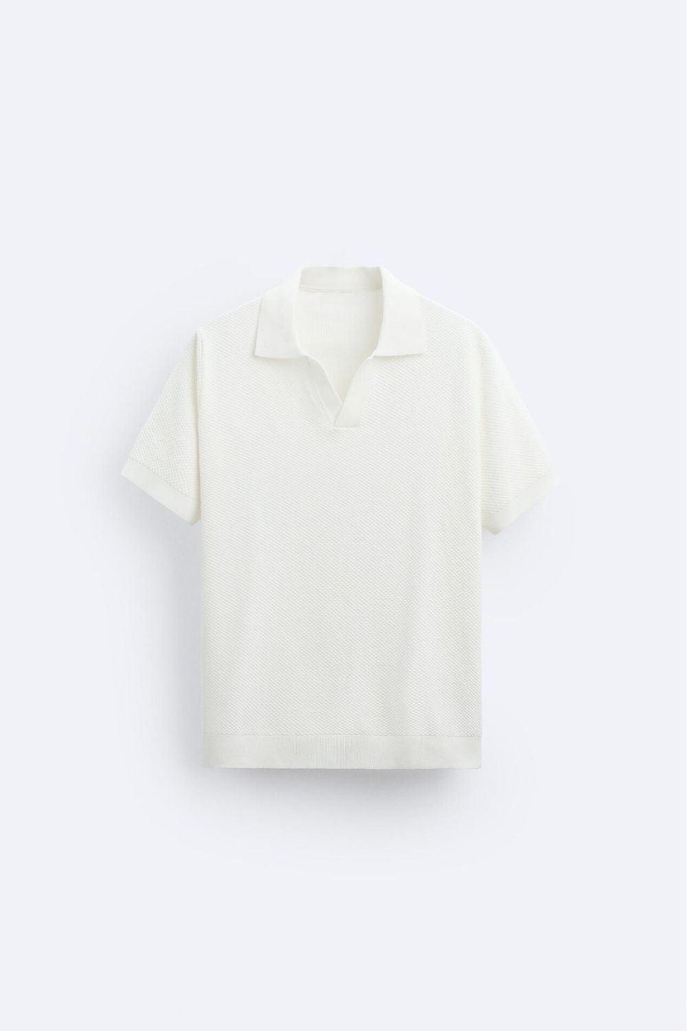 Old Money Klassisches, elegantes Polo-T-Shirt aus Wolle