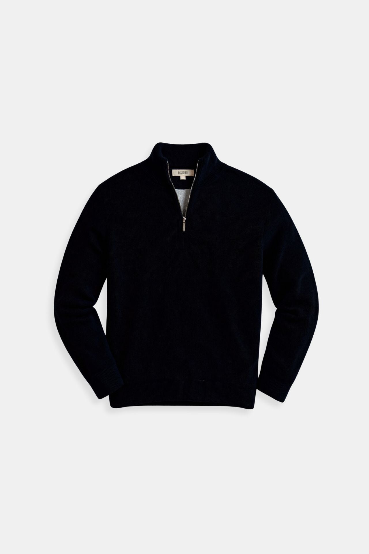 Old Money Klassischer Strickpullover mit Zipper – Lockerer Schnitt