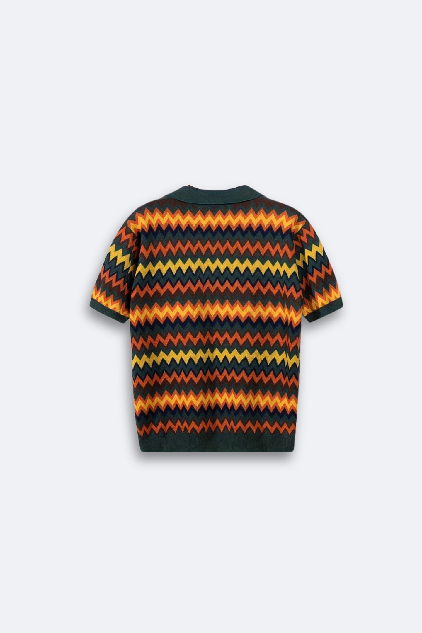 Old Money Strickpolo mit Wellenstruktur