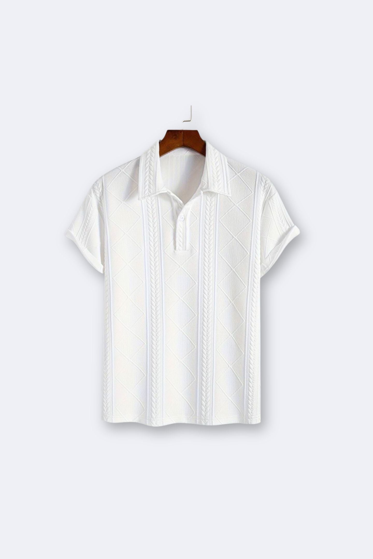 Herren Sommerpolo – Einfarbig aus Baumwollstrick im Old Money Stil