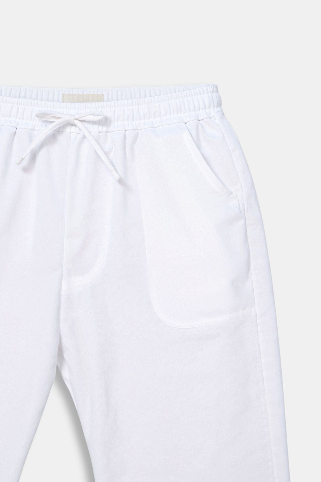 Old Money – Hose aus Baumwoll-Leinen-Mischgewebe mit Kordelzug