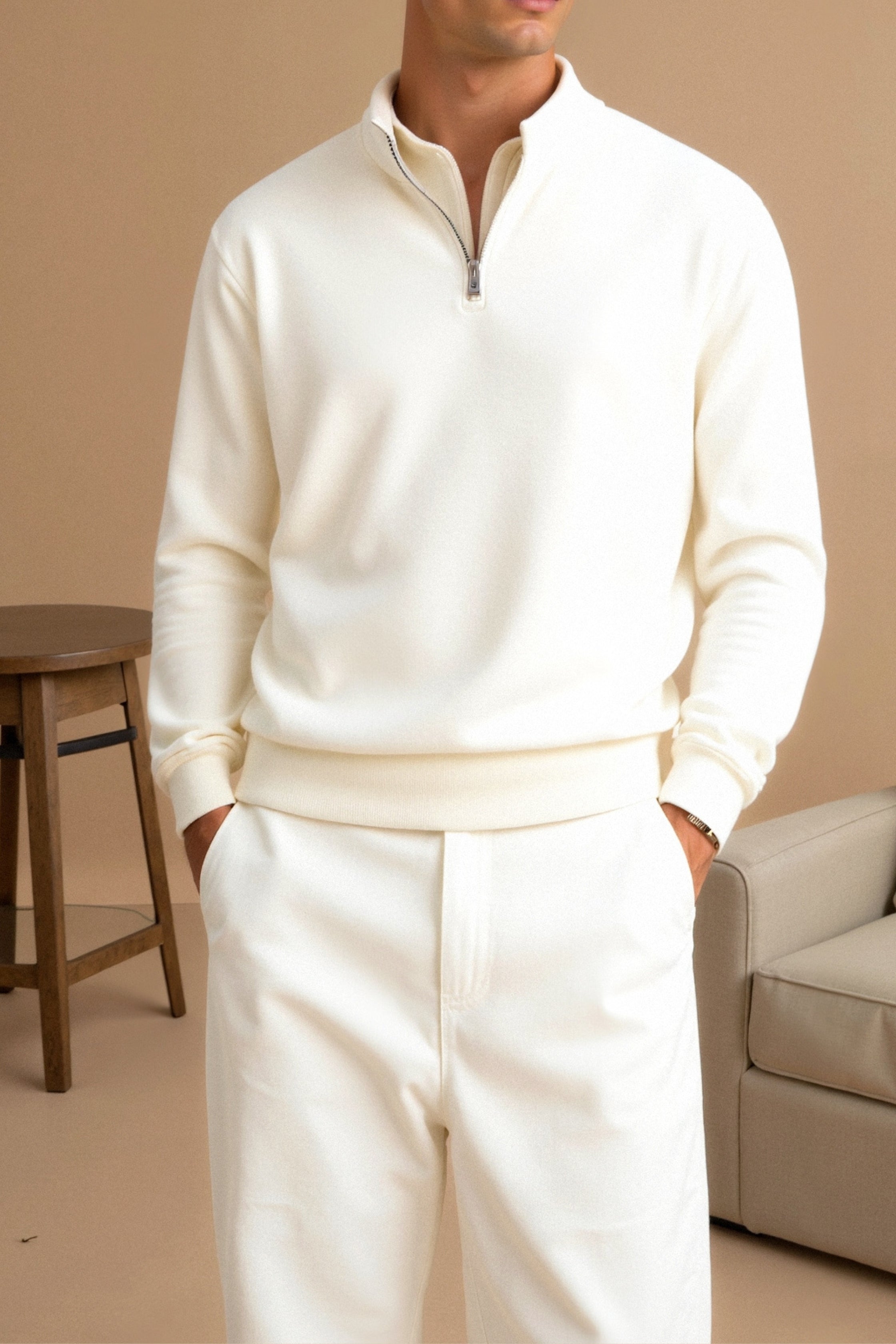 Casual Reißverschluss-Hoodie