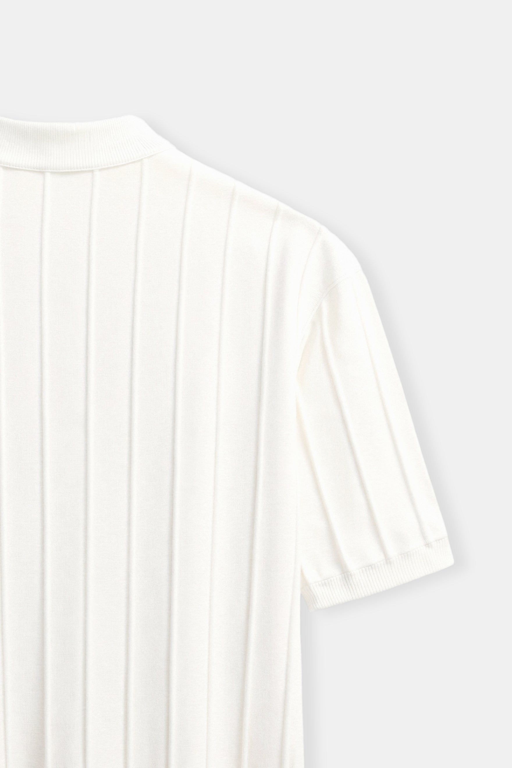 Old Money – Klassisches, schweres T-Shirt mit Rundhalsausschnitt und Streifen