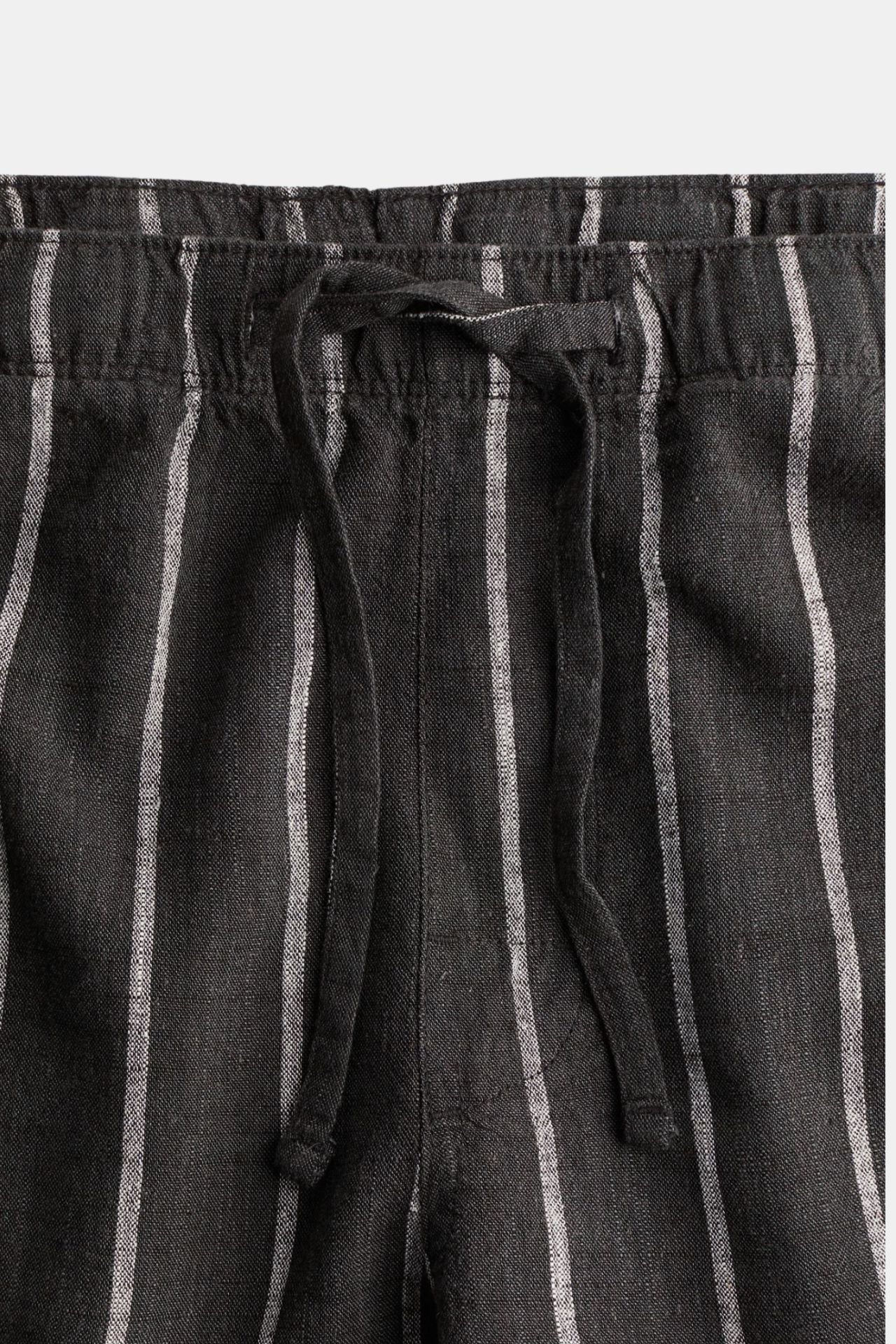 Herren Leinenhose – Lockerer Schnitt mit Kordelzug