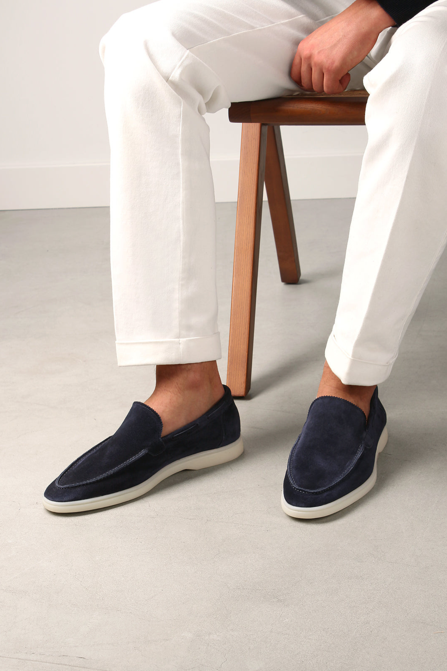 Herren Loafer aus Wildleder – Klassische Sommer Bootsschuhe