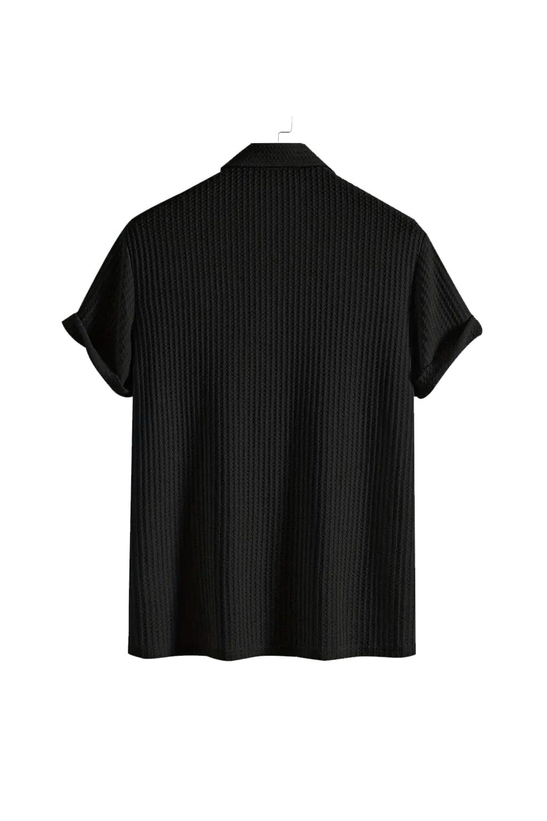 Herren Strickhemd mit Knopfleiste – Leichtes Sommerhemd aus Baumwollmischung