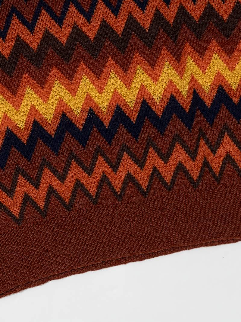 Old Money Strickpolo mit Wellenstruktur