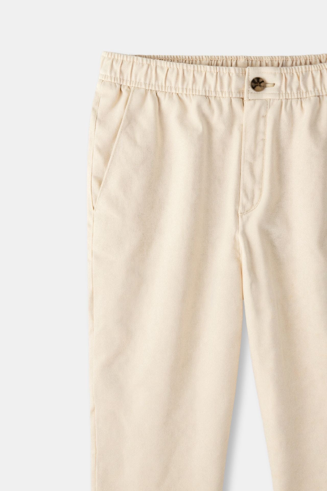 Old Money Regular Fit Linen Loose Pants
