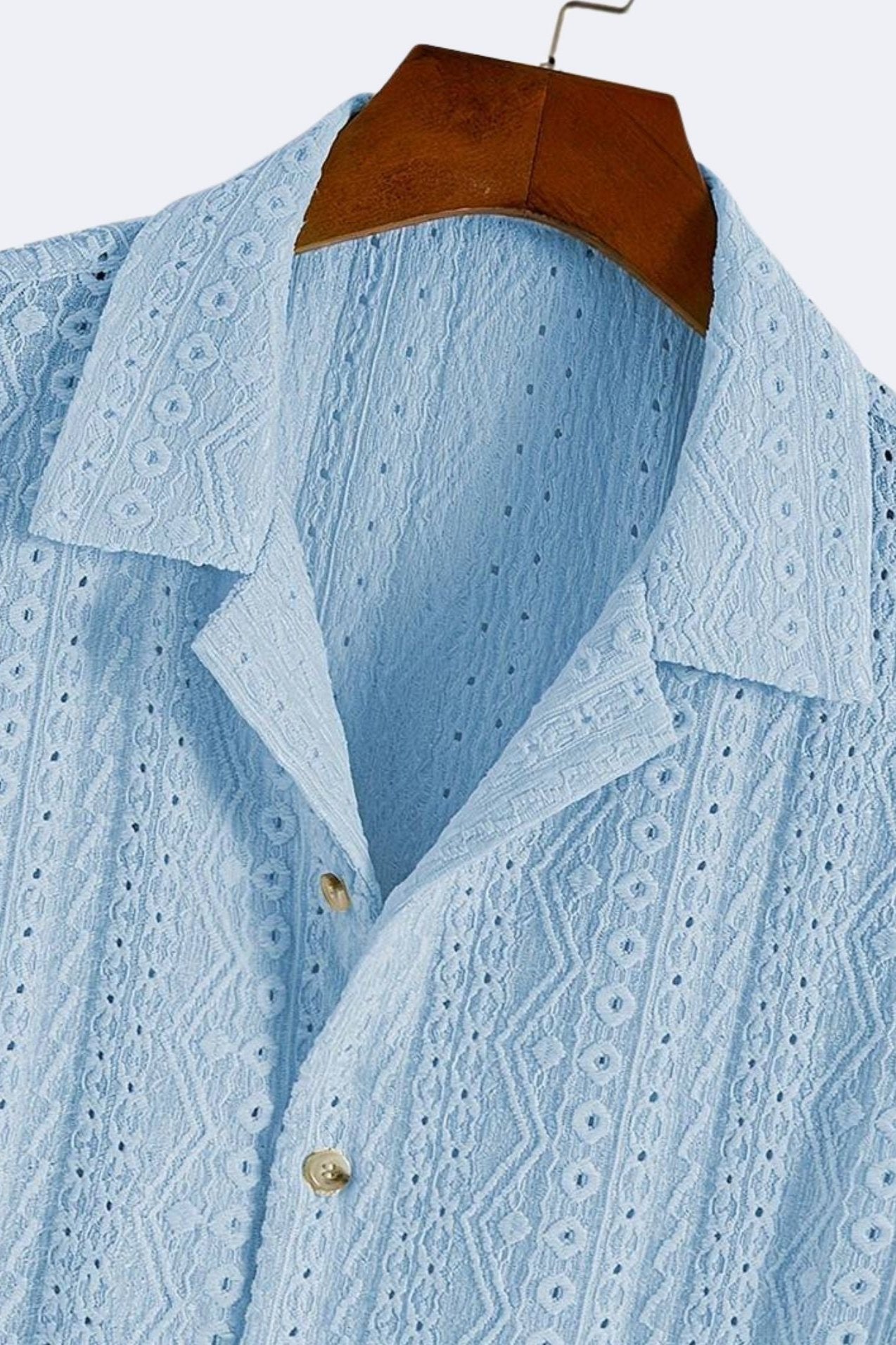 Old Money Patterned Classic Knitted Elegant Summer Polo Shirt