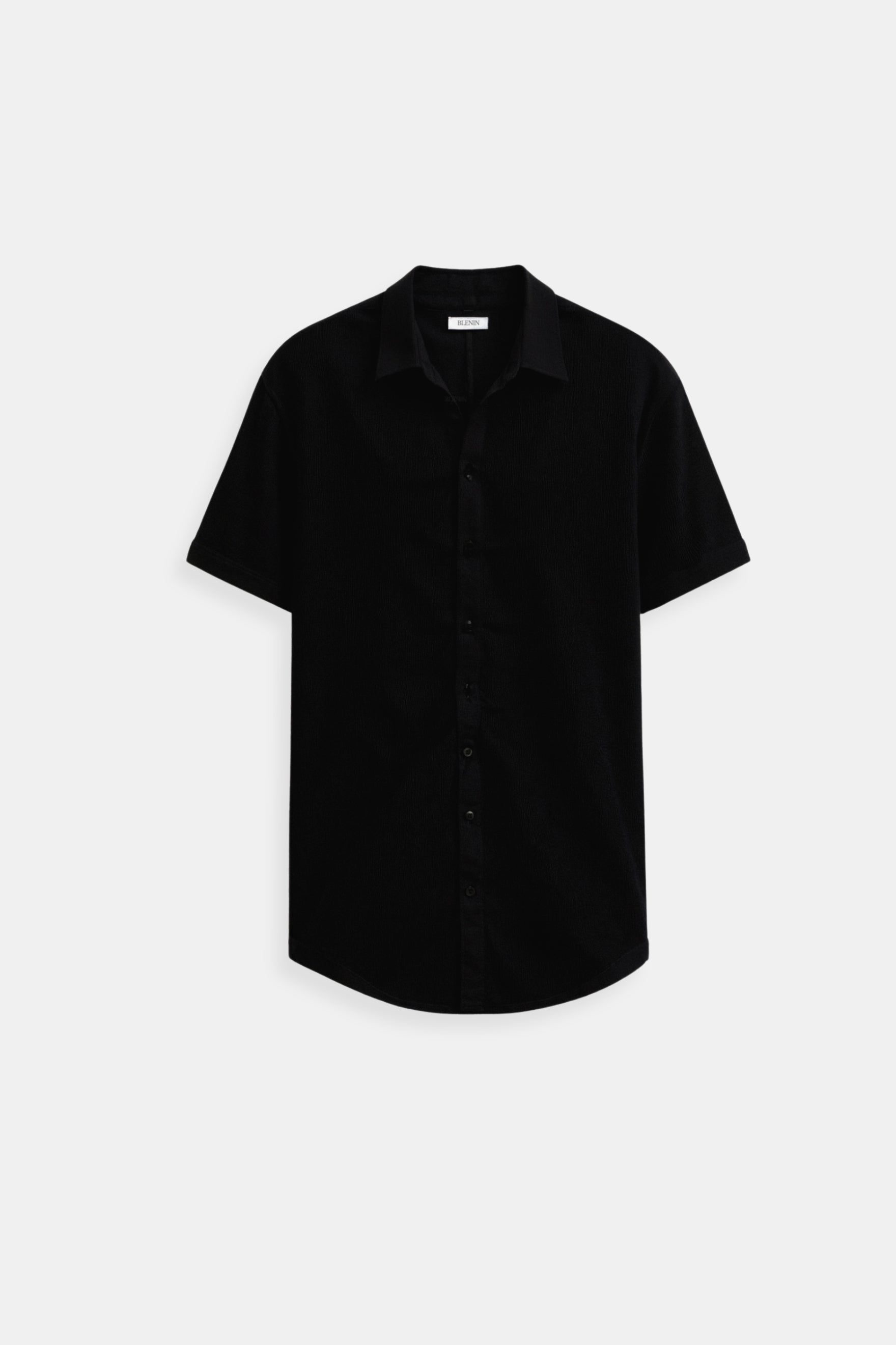 Old Money Casual Ripples Pattern Short Sleeve Shirt