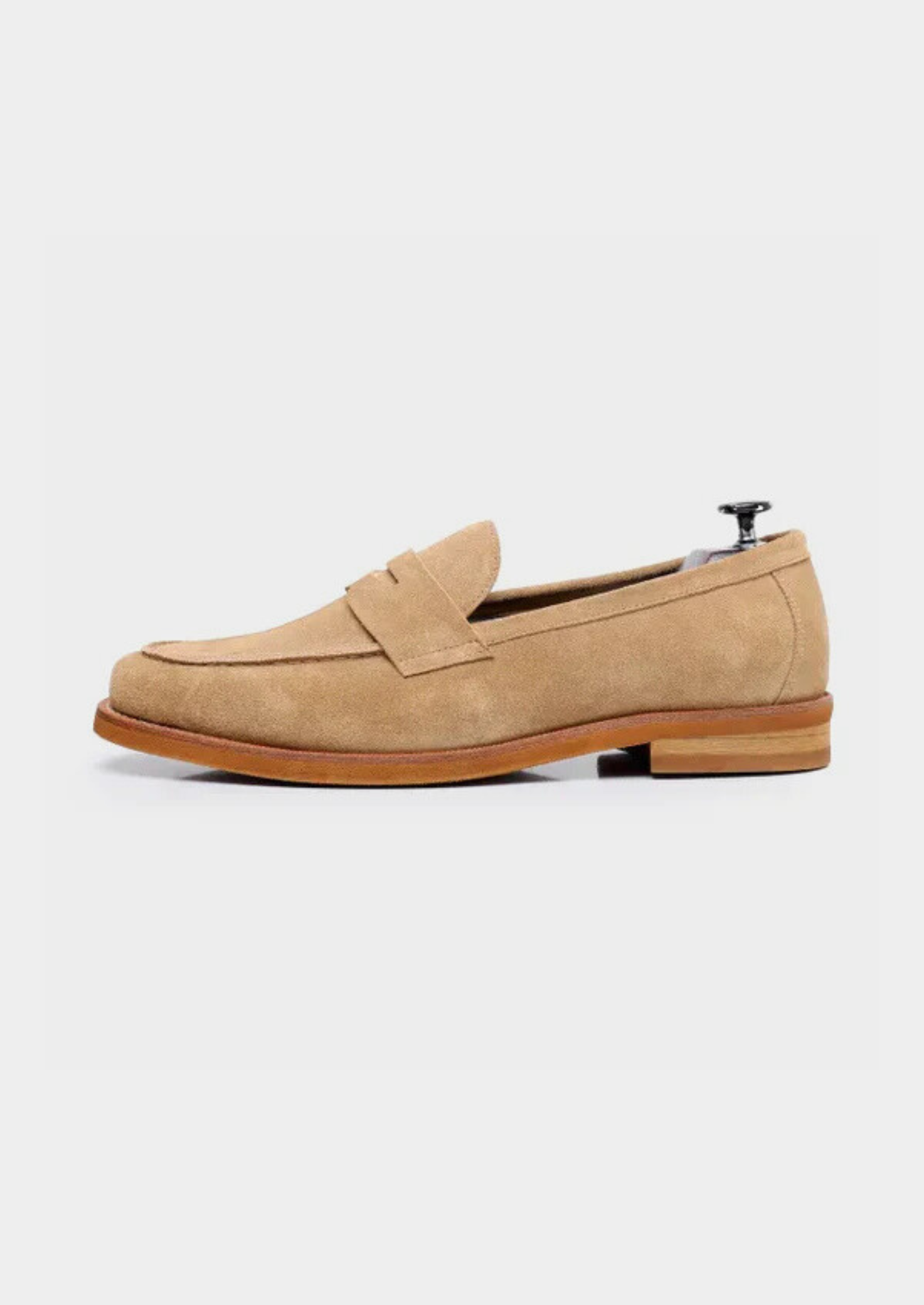 STEFANO PENNY LOAFERS - Beige