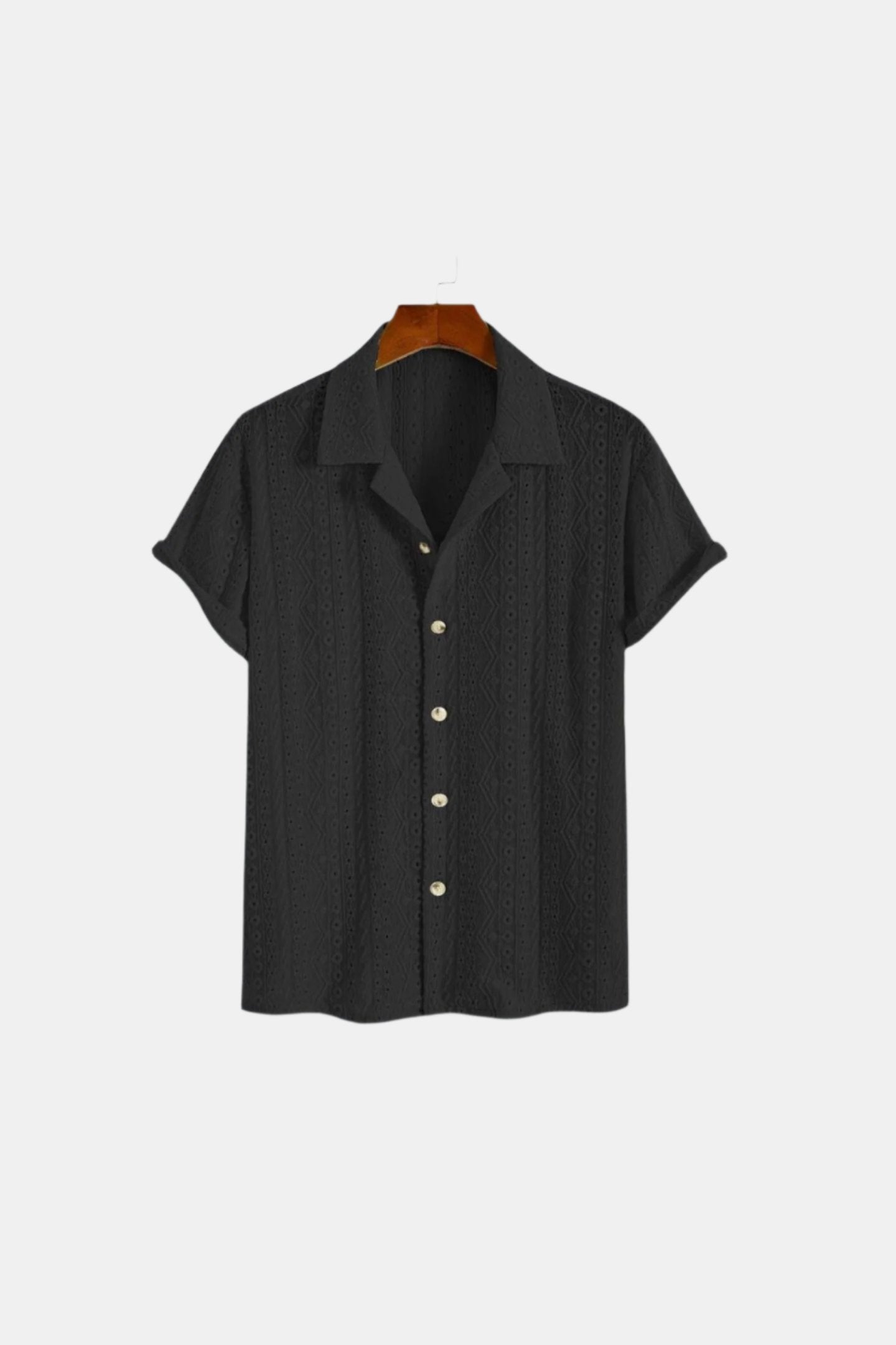 Old Money Patterned Classic Knitted Elegant Summer Polo Shirt