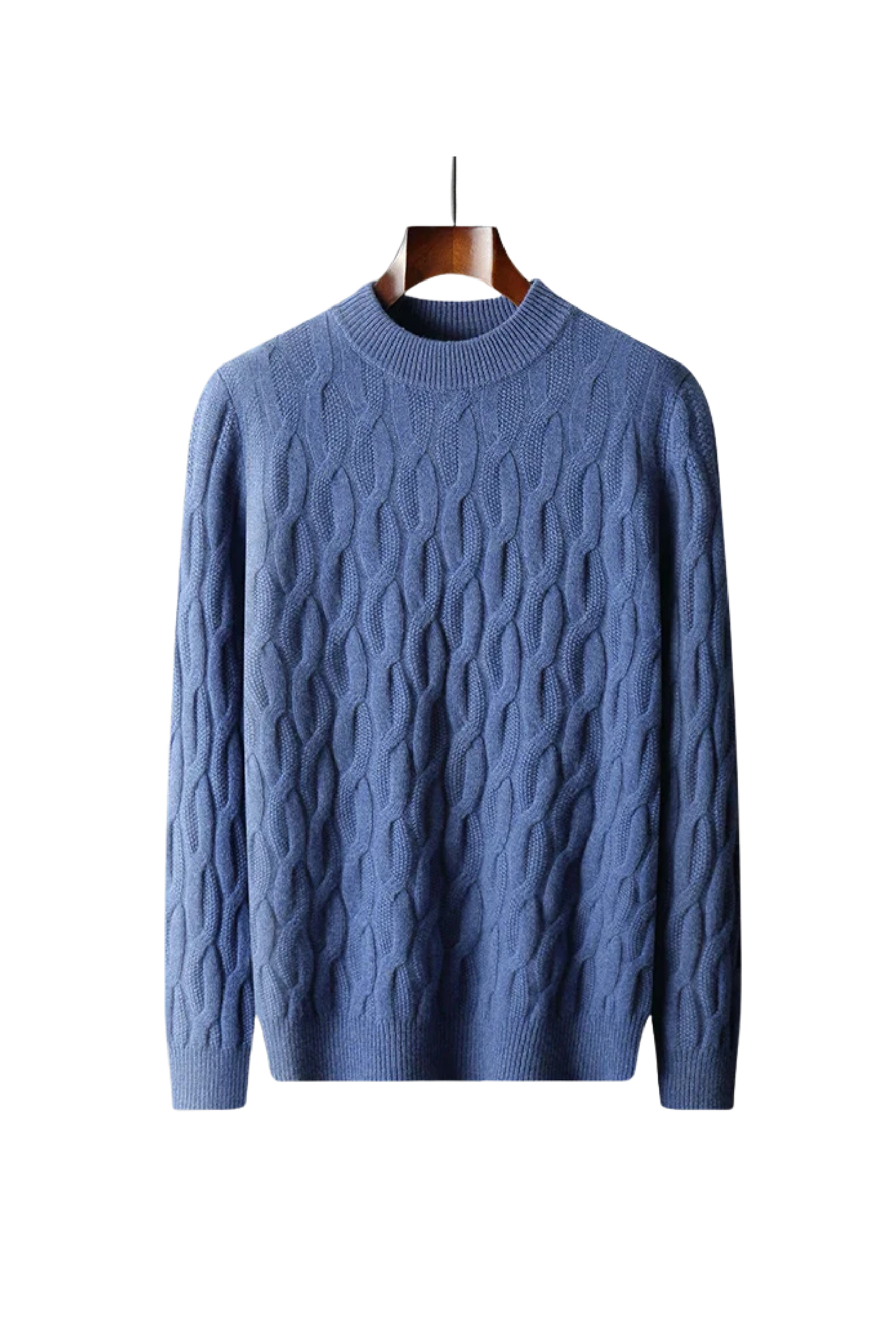 Herren Kaschmirpullover mit Rundhalsausschnitt – Weicher Winterpullover aus Premium-Kaschmir