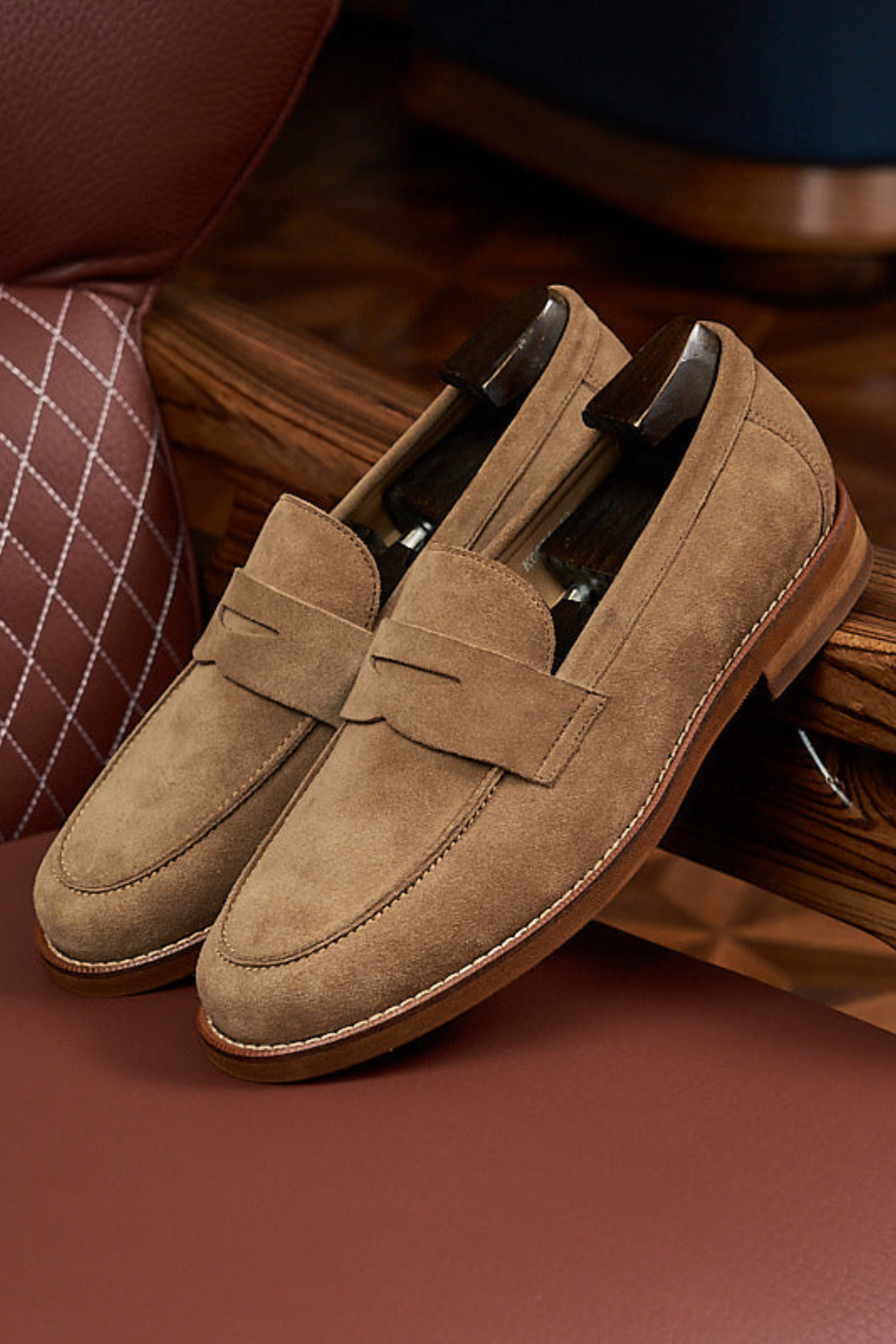 Herren Penny Loafer – Velours oder Glattleder im Old Money Stil